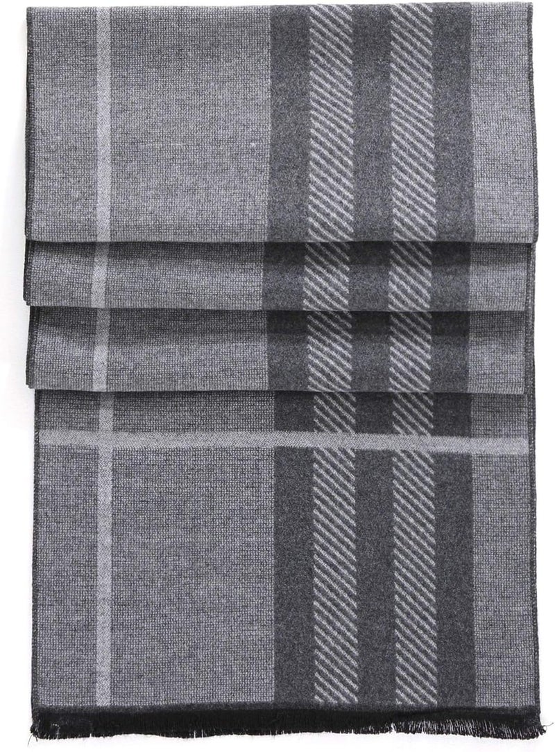 FULLRON Store Men Winter Scarf Soft Warm Long Cashmere Feel Scarves - Image 3